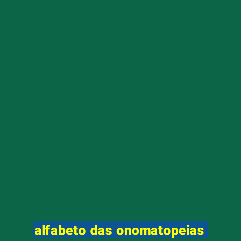 alfabeto das onomatopeias